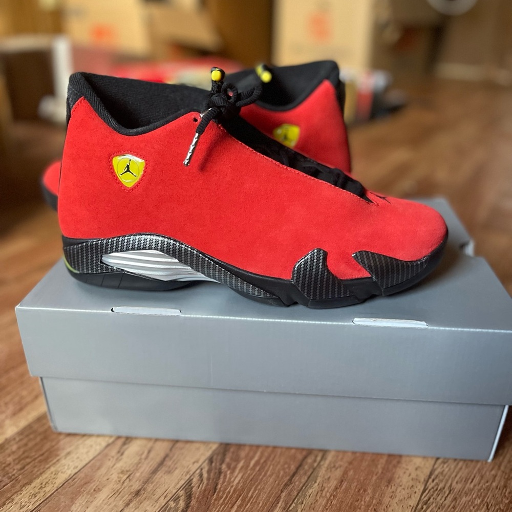 Red Air Jordan 14 Sneakers
